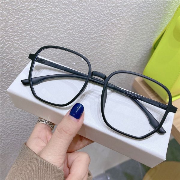 Large Frame Eyeglasses Frames Jelly Color Eyeglasses Frames Vintage Large Frames Polygonal