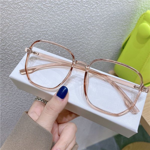 Large Frame Eyeglasses Frames Jelly Color Eyeglasses Frames Vintage Large Frames Polygonal