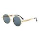 Retro metal round frame sunglasses mirror trend steampunk spring sunglasses hip-hop fashion men and women glasses