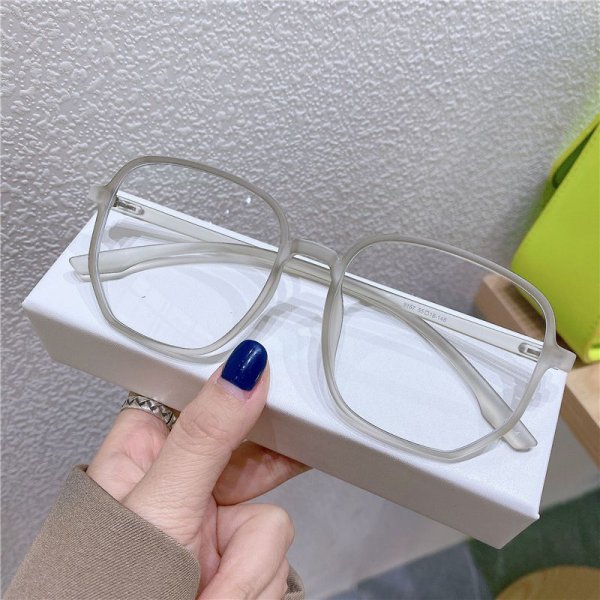 Large Frame Eyeglasses Frames Jelly Color Eyeglasses Frames Vintage Large Frames Polygonal