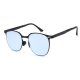 Folding Metal Sunglasses Cookie Sunglasses Gradient Fashion Sunscreen UV Oval