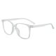 Large frame eyeglasses rivets flat glasses men and women square frame can be equipped with myopia glasses blue glasses