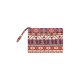 S18-10-5-MP0086- AZTEC PATTERN POUCH-BROWN/6PCS