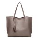 Tassel shoulder bag handheld large capacity tote bag shopping bag