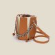 Hexagon portable chain bucket bag